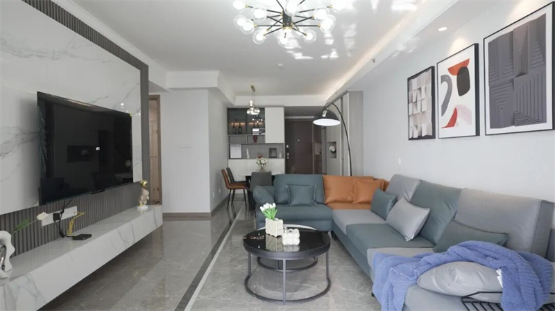 推開新家的門，疲憊瞬間清零，這個現(xiàn)代簡約風，治愈力滿分！